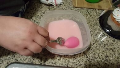 how to clean beauty blender boiling water