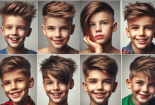 Kids fashion hair style boys