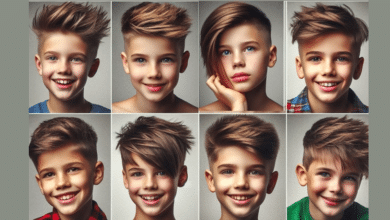 Kids fashion hair style boys