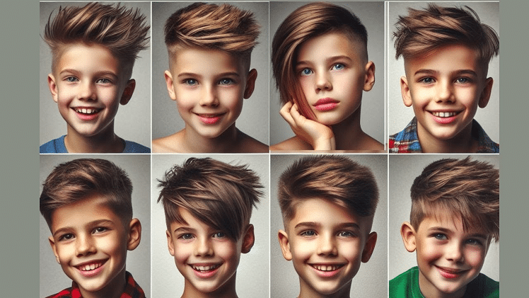 Kids fashion hair style boys